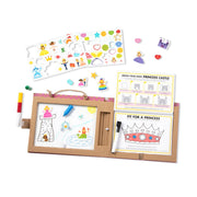 Natural Play: Play, Draw, Create Reusable Drawing & Magnet Kit – Princesses V2
