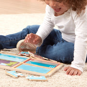 Natural Play Wooden Puzzle: Ready, Set, Go I7