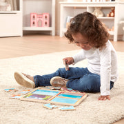 Natural Play Wooden Puzzle: Ready, Set, Go I7