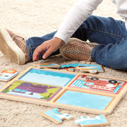 Natural Play Wooden Puzzle: Ready, Set, Go I7