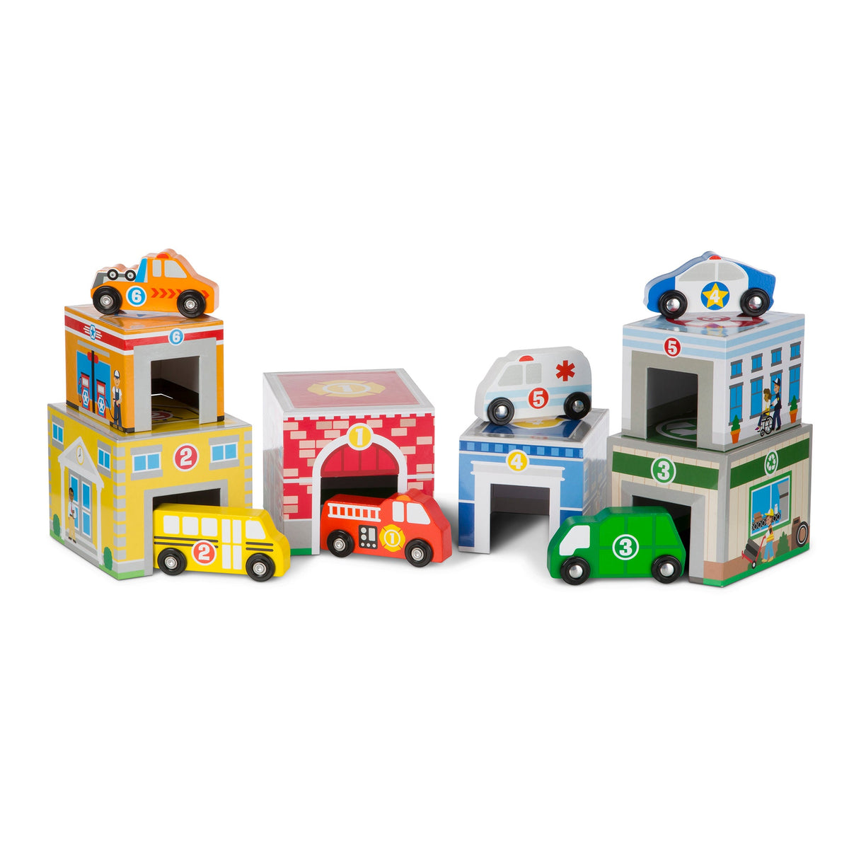 Nesting & Sorting Buildings & Vehicles W4