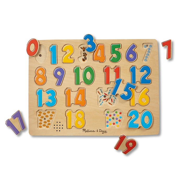 Numbers Sound Puzzle - 21 Pieces B0