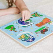Nursery Rhymes 2 Sound Puzzle - 6 PIeces T1
