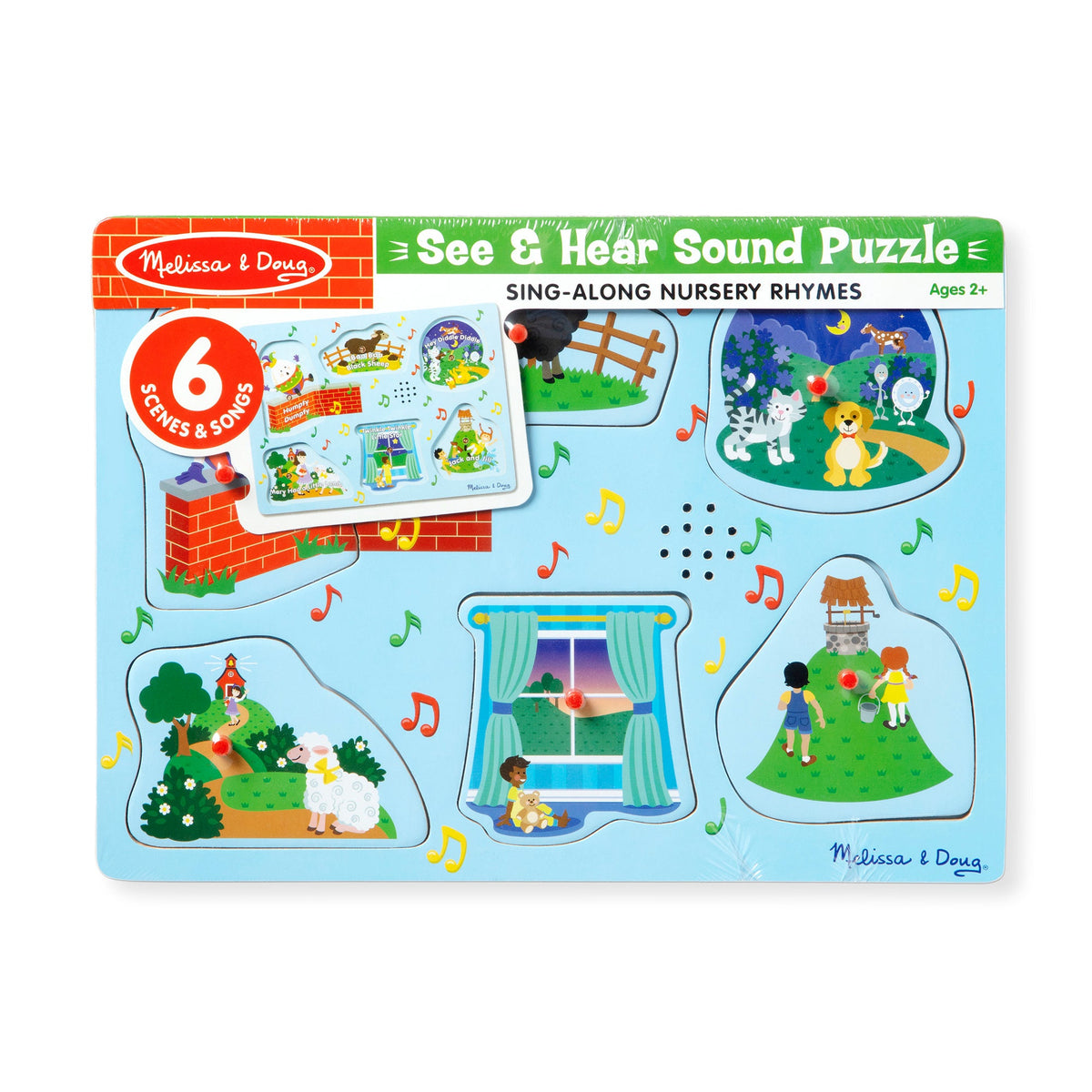 Nursery Rhymes 2 Sound Puzzle - 6 PIeces Y6