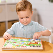 Old MacDonald's Farm Song Puzzle - 8 Pieces D6