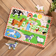 Old MacDonald's Farm Song Puzzle - 8 Pieces D6