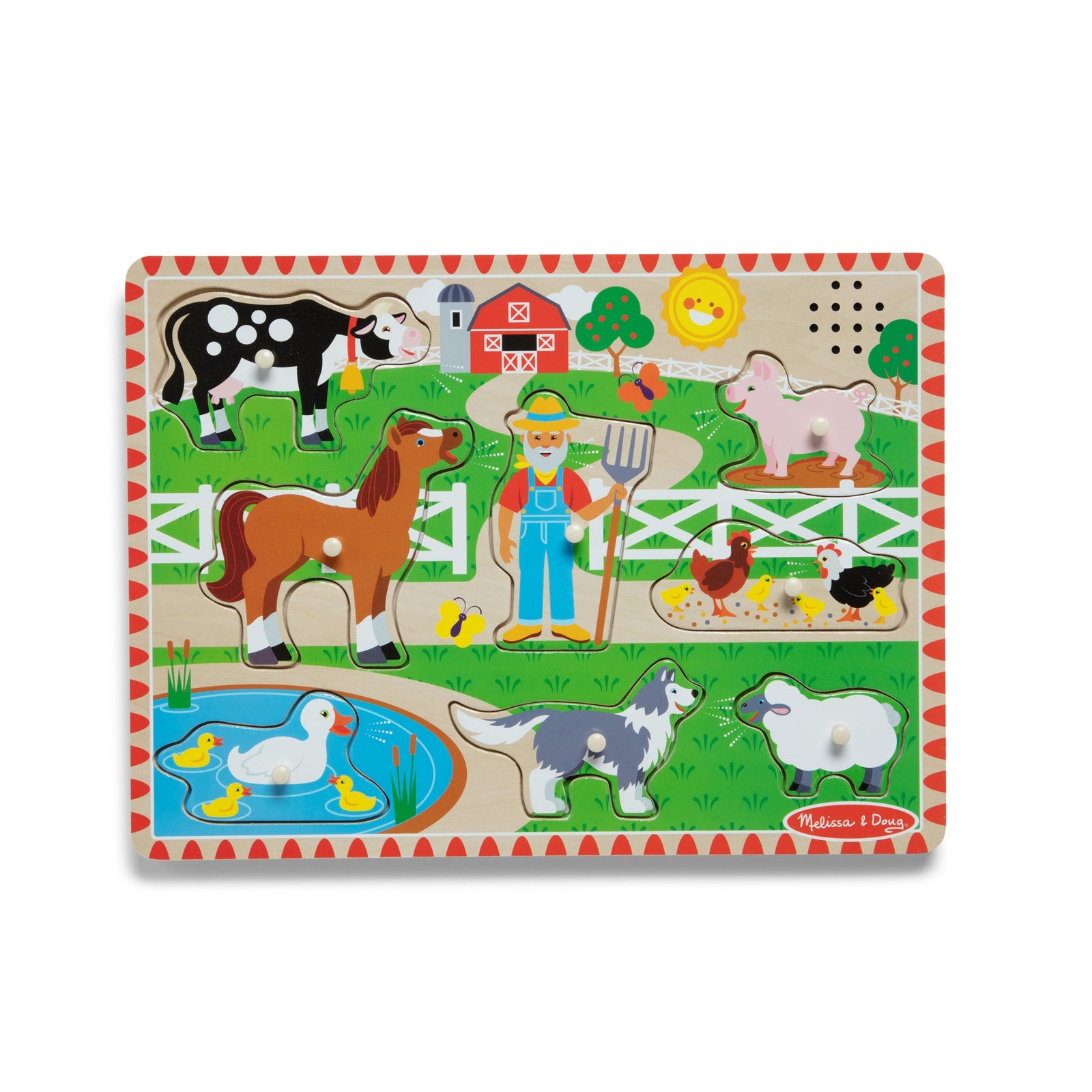 Old MacDonald's Farm Song Puzzle - 8 Pieces M7