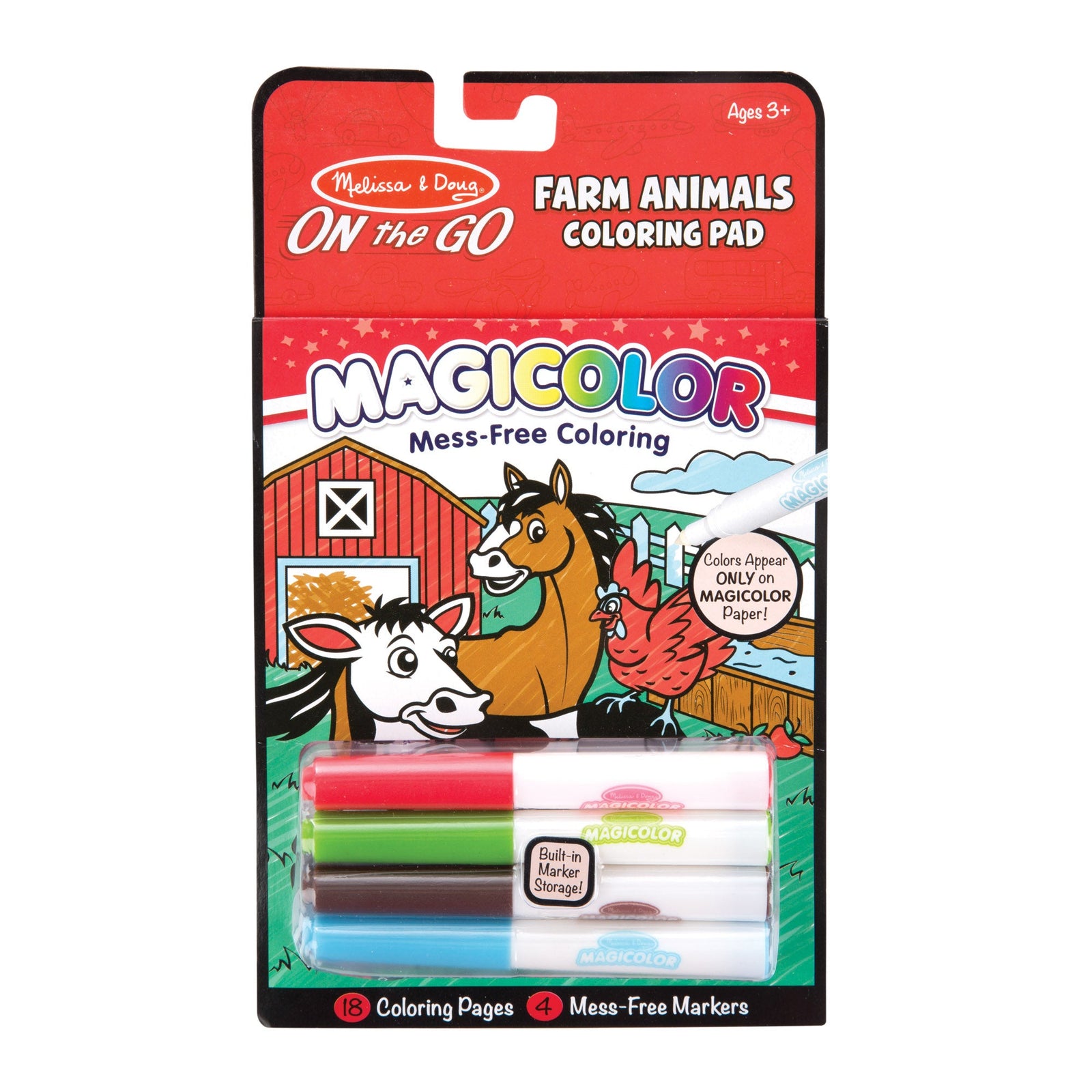 On the Go Magicolor Coloring Pad - Farm Animals R0