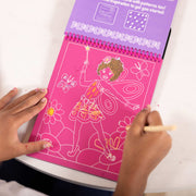 On the Go Scratch Art Color Reveal Pad - Fairy Tales D0