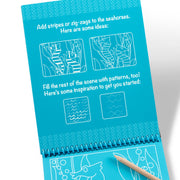 On the Go Scratch Art Color-Reveal Pad -  Sea Life J1