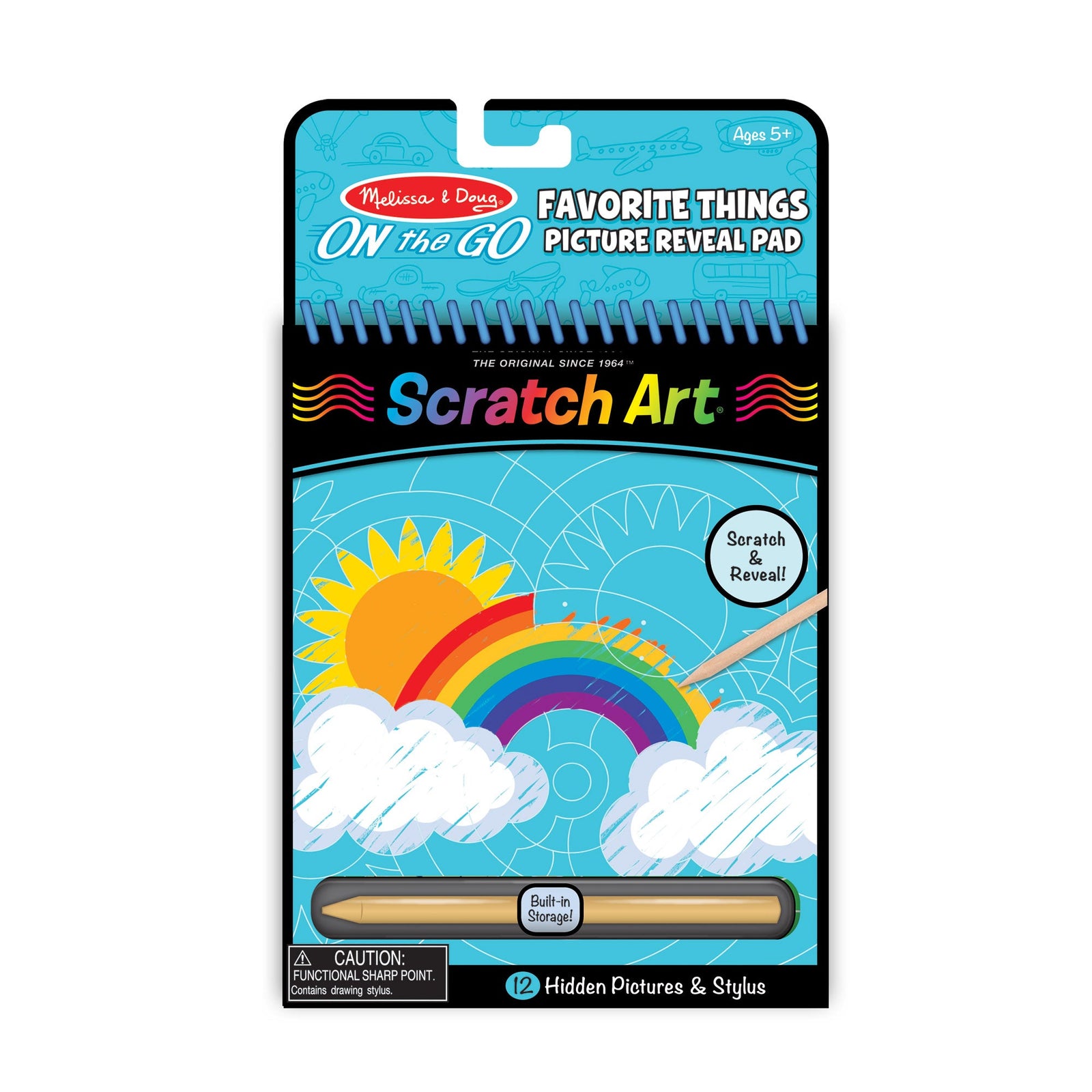 On the Go Scratch Art Picture Reveal Pad - Favorite Things Q5