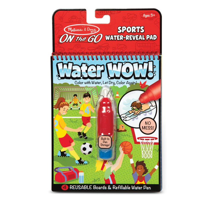 On the Go Water WOW!® Water-Reveal Activity Pad – Sports X0