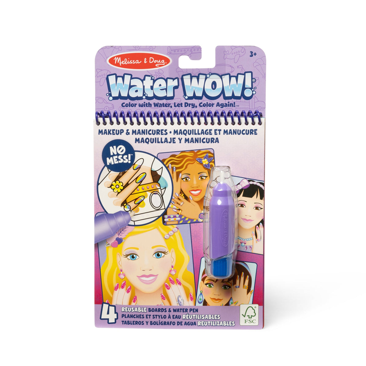 On the Go Water Wow! Water-Reveal Pad - Makeup & Manicures T5