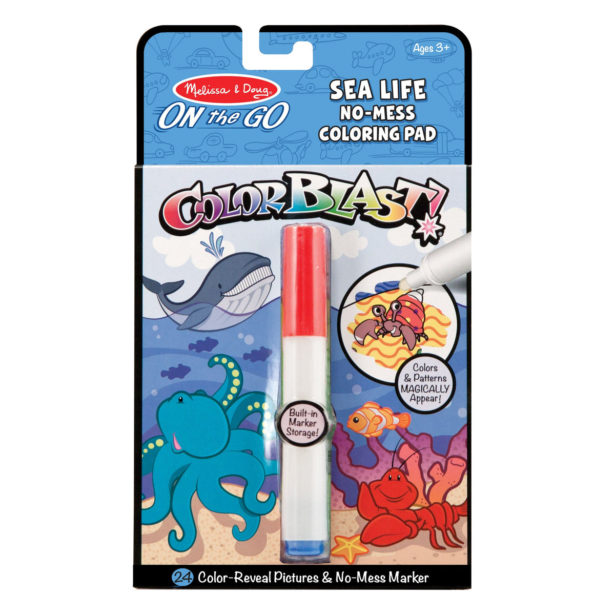 On the Go™ ColorBlast Color Reveal Pad – Sea Life T9
