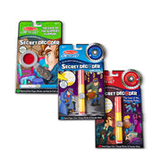 On the Go™ Secret Decoder Activity Books 3-Pack: Slippery Flippers, Runaway Ruby, Game Book J5