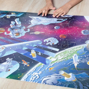 Outer Space Glow-in-the-Dark Floor Puzzle – 48 Pieces I0