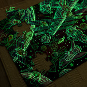 Outer Space Glow-in-the-Dark Floor Puzzle – 48 Pieces R0