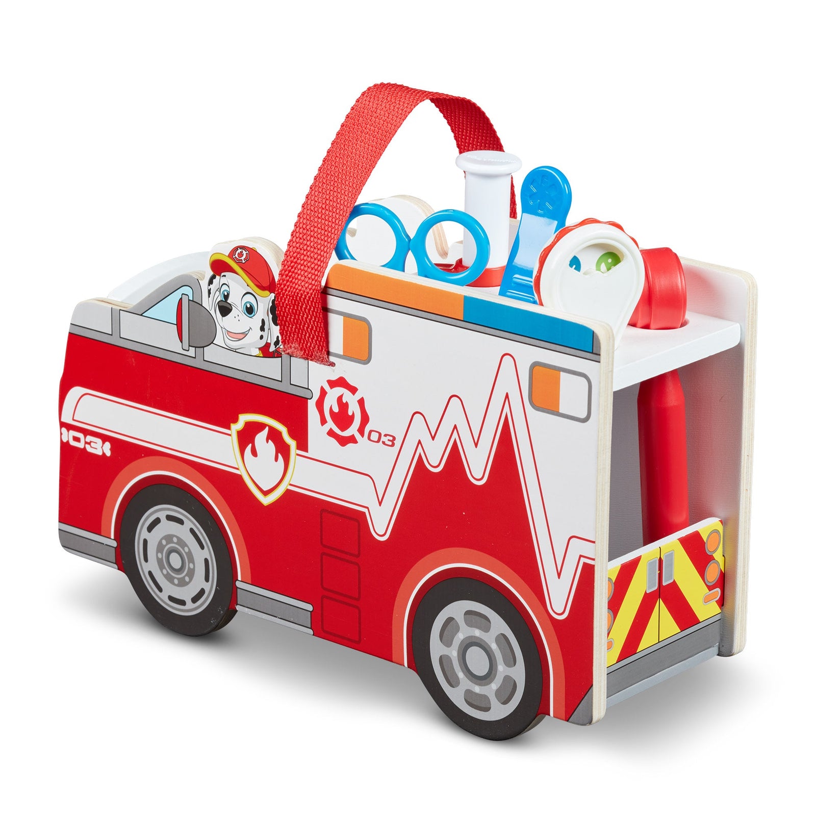 PAW Patrol Marshall's Wooden Rescue Caddy P5