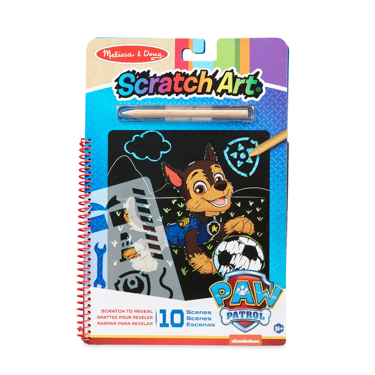 PAW Patrol Scratch Art Pad - Chase J2