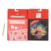 PAW Patrol Scratch Art Pad - Marshall D7