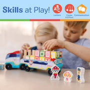PAW Patrol Wooden ABC Block Truck B8