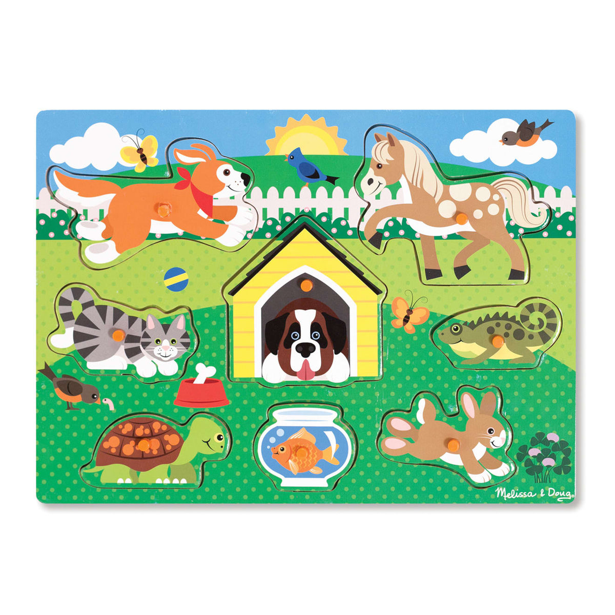 Pets Peg Puzzle - 8 Pieces B3