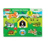 Pets Peg Puzzle - 8 Pieces K7