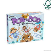 Poke-a-Dot: 10 Little Monkeys Board Book C3