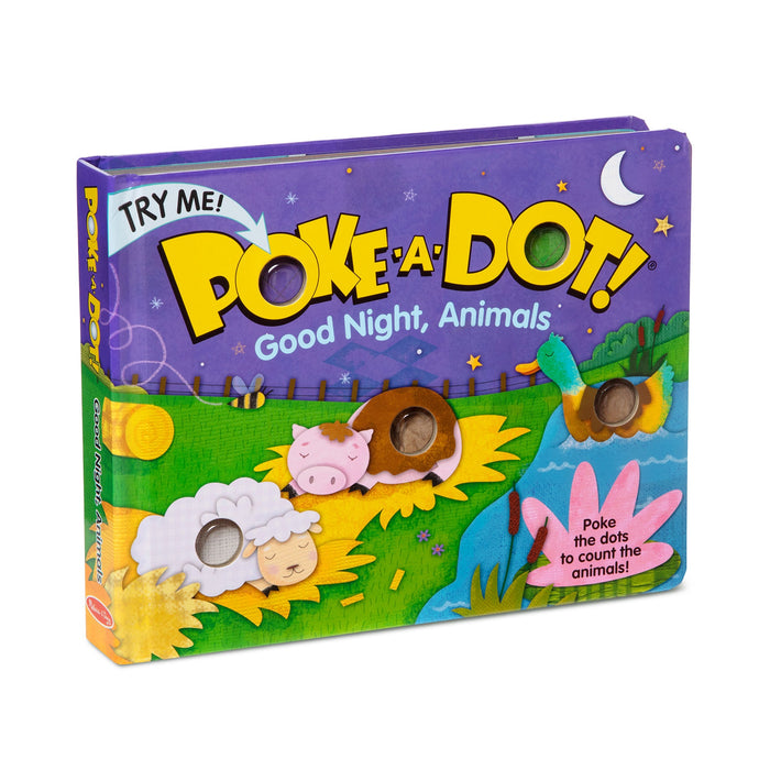 Poke-a-Dot: Good Night, Animals Board Book U7