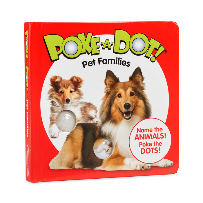 Poke-a-Dot: Pet Families Board Book H3
