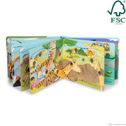 Poke-a-Dot: The Wheels on the Bus Wild Safari Board Book N4