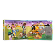 Poke-a-Dot: The Wheels on the Bus Wild Safari Board Book N4