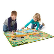 Prehistoric Playground Dinosaur Rug M0