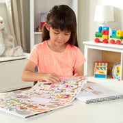Princess, Fairy, Animals & More Coloring and Sticker Pad Bundle J5