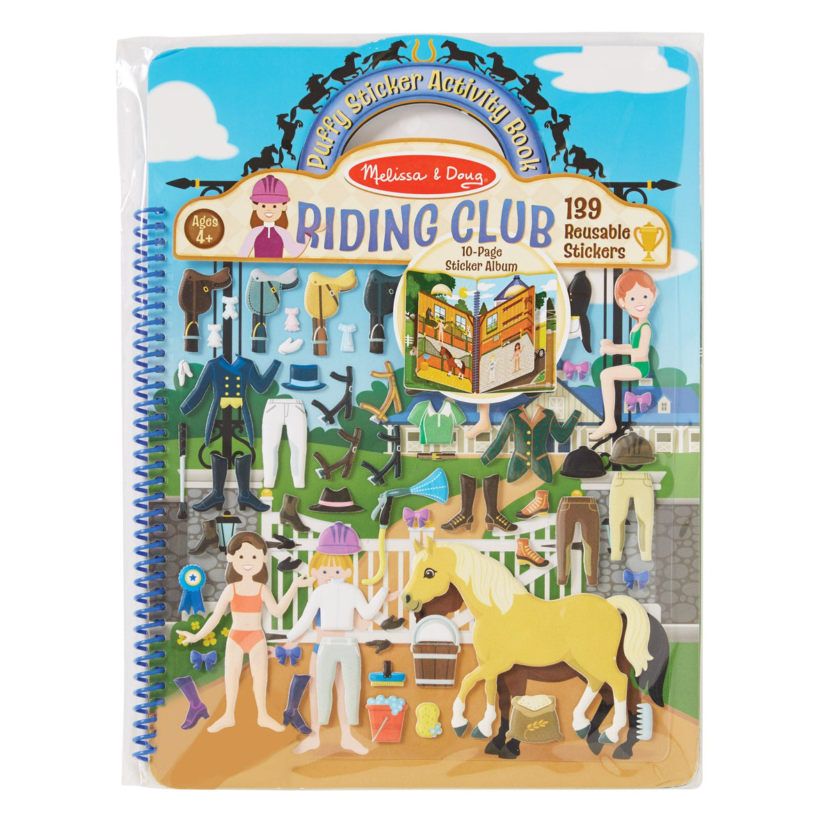 Puffy Sticker Activity Book - Riding Club I5