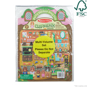 Puffy Sticker Play Set 3-Pack: On the Farm, Safari, Chipmunk House V9
