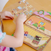 Puffy Sticker Play Set 3-Pack: On the Farm, Safari, Chipmunk House V9