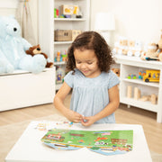 Puffy Sticker Play Set 3-Pack: On the Farm, Safari, Chipmunk House V9