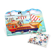 Puffy Sticker Play Set - Pirate D6
