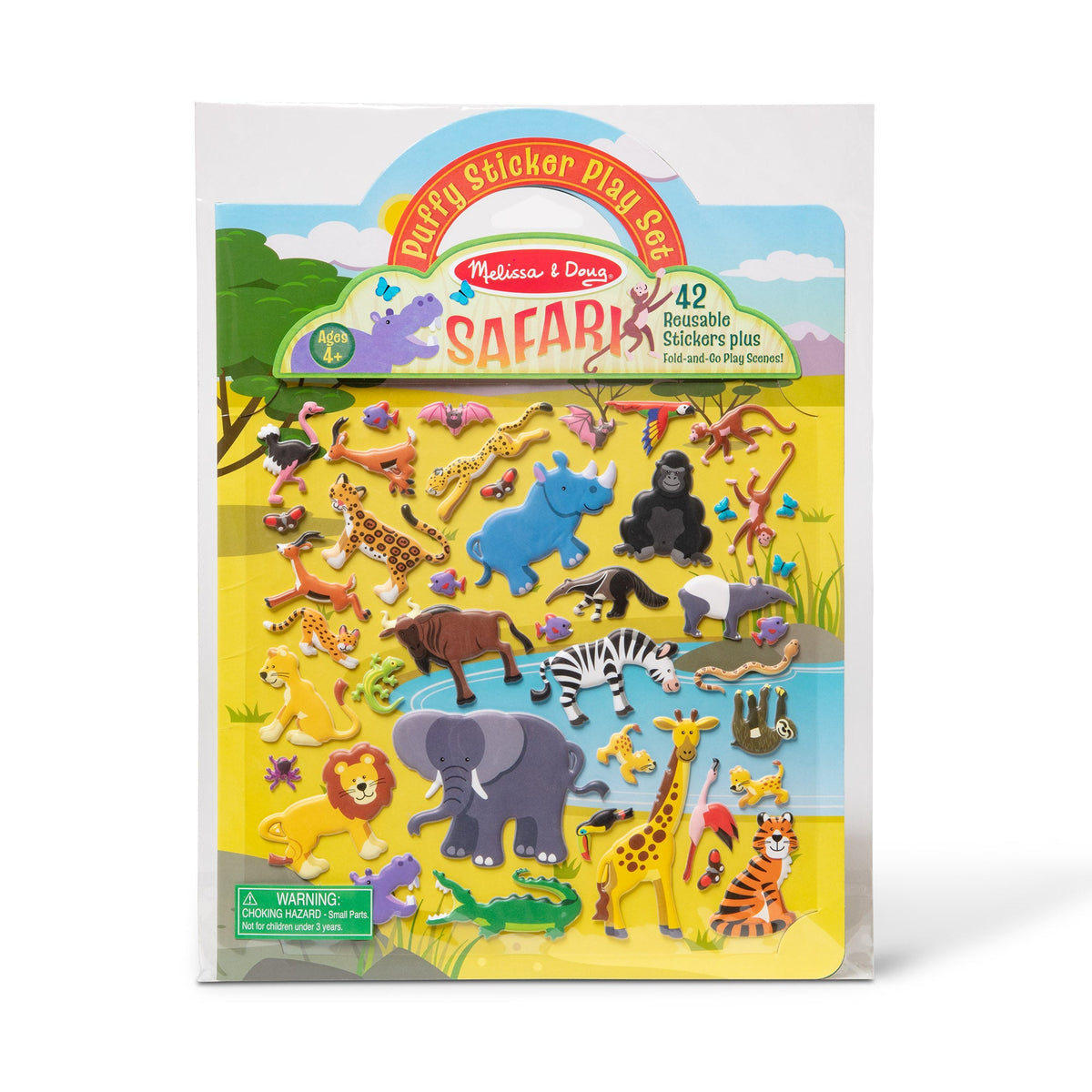 Puffy Sticker Play Set - Safari W7