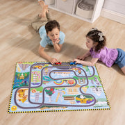 Race Around the World Tracks Floor Puzzle - 48 Pieces R7