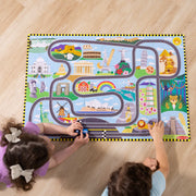 Race Around the World Tracks Floor Puzzle - 48 Pieces R7