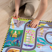 Race Around the World Tracks Floor Puzzle - 48 Pieces R7