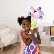 Rainbow Giraffe Lifelike Plush D2