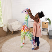 Rainbow Giraffe Lifelike Plush D2