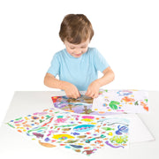 Reusable Sticker Pad 3-Pack: Jungle, Farm, Under the Sea N1
