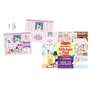 Reusable Sticker Pad Bundle - Fairy, Princess, Dress-Up, and Play House E2