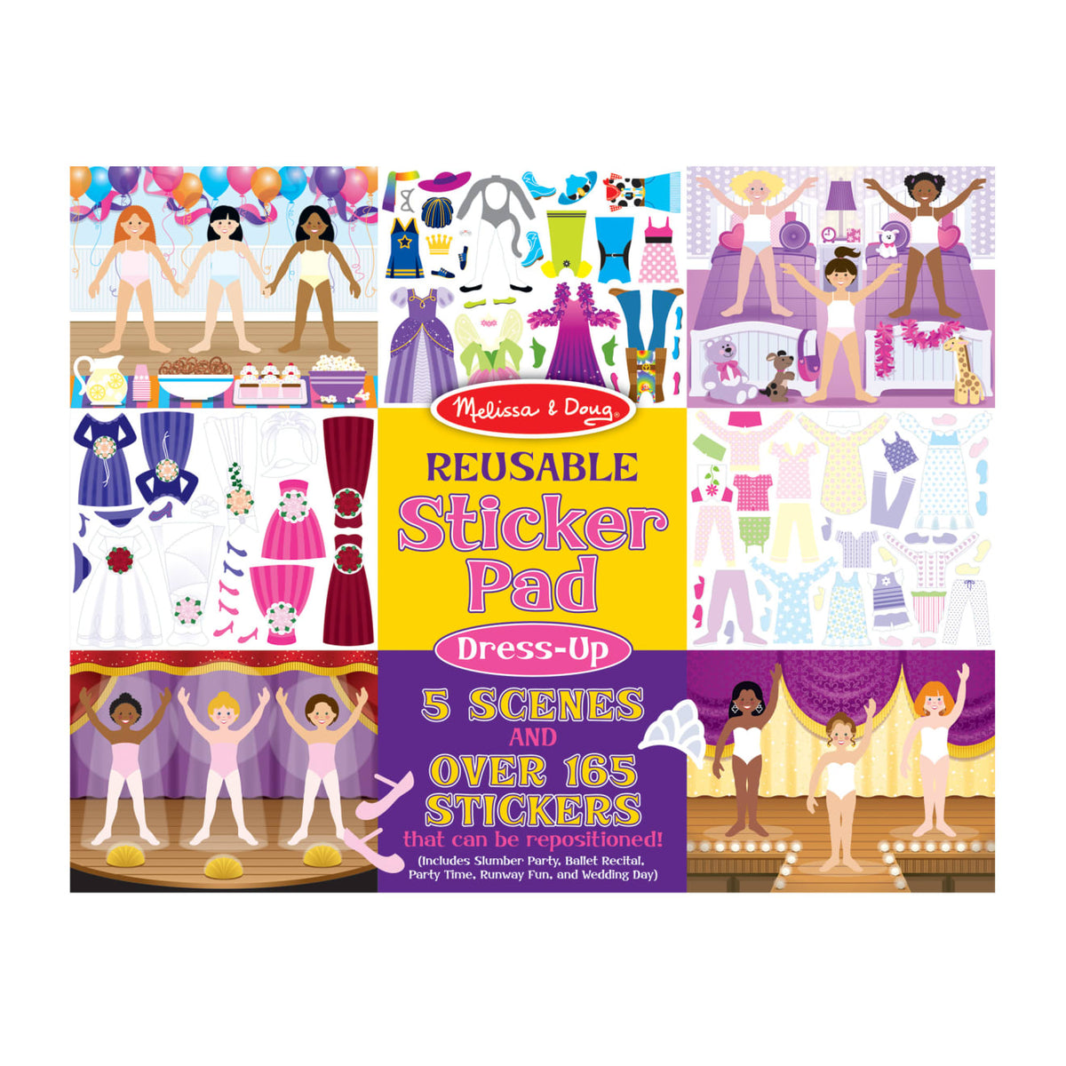 Reusable Sticker Pad - Dress-Up F6