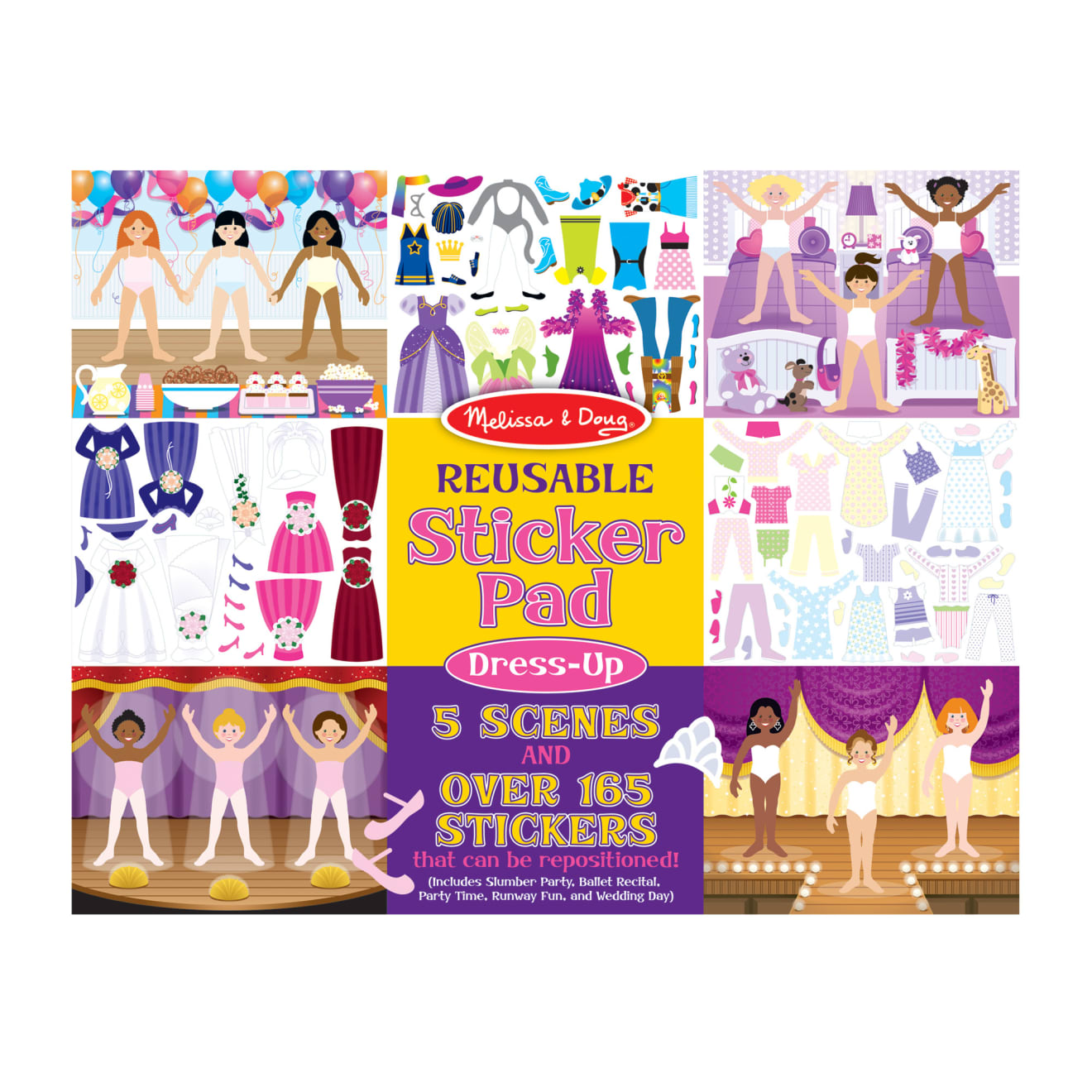 Reusable Sticker Pad - Dress-Up P3