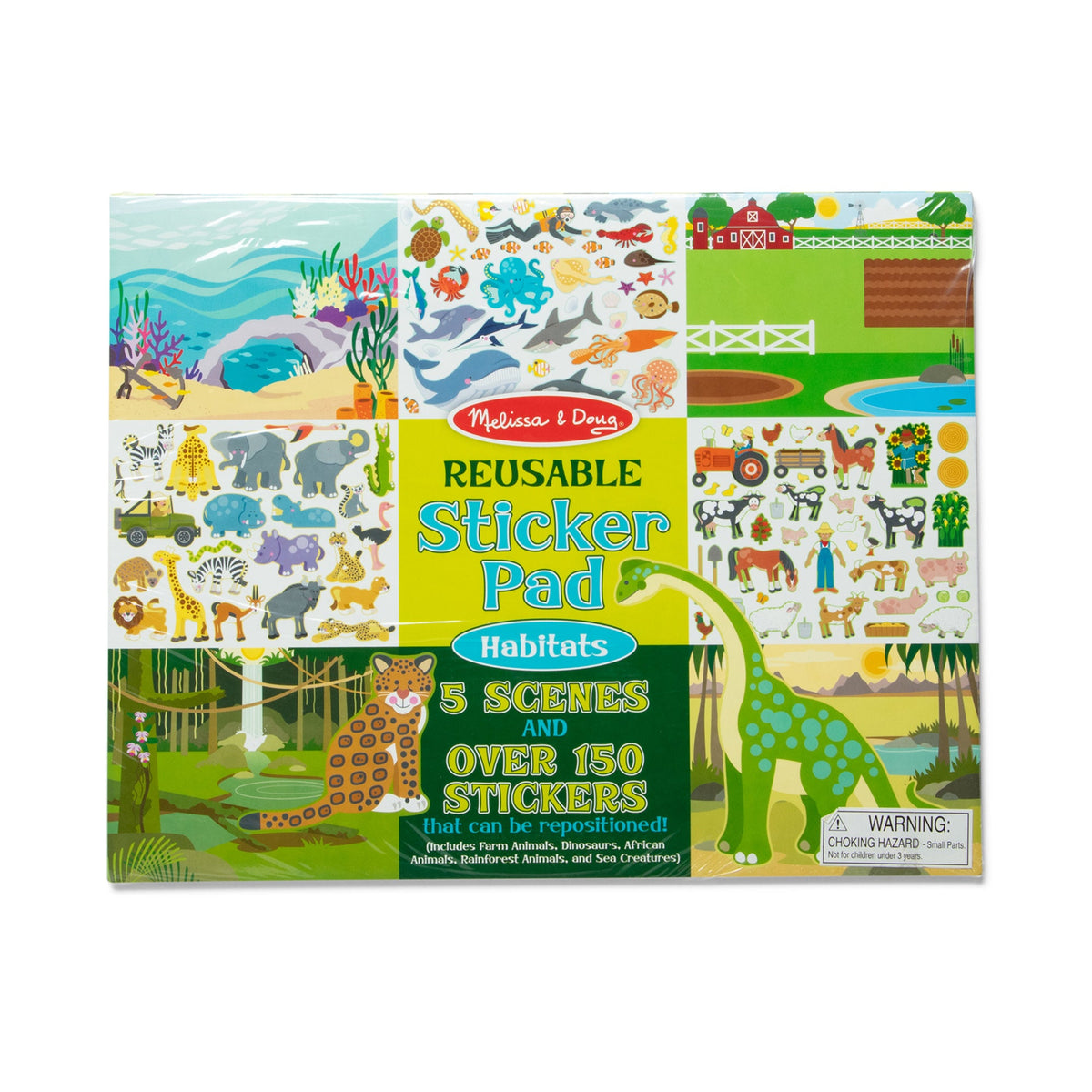 Reusable Sticker Pad - Habitats C8